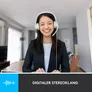 Logitech H390 Kabelgebundenes Beidseitiges Headset USB Weiß