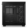 NZXT H9 Flow Black Midi Tower ATX Gaming Gehäuse schwarz mit Glasfenster