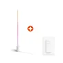 Philips Hue Gradient Signe Stehleuchte weiß, inkl. Dimmschalter V2