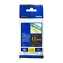 Brother TZe-334 Schriftband gold auf schwarz, 12mm x 8 m, selbstklebend