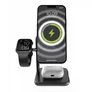 Zens Aluminium Series 4 in 1 Magnetic Wireless Charger + Watch 1x 18W Qi schwarz