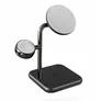 Zens Aluminium Series 4 in 1 Magnetic Wireless Charger + Watch 1x 18W Qi schwarz