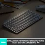 Logitech MX Keys Mini Kabellose Tastatur Graphite US Int. Layout
