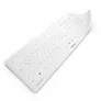 Cherry STREAM PROTECT Tastatur kabelgebunden, Weiß