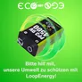 Verico Loop Energy 2-Pack 9V Block-Akku Li-Ion 500 mAh