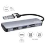 4smarts 5 in1 Universal Mulitport USB Hub spacegrau