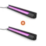 Philips Hue White & Color Amb. Amarant Wandfluter sw 1400lm, 2er Pack