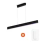 Philips Hue White & Color Ambiance Ensis Pendelleuchte sw, inkl. Dimmschalter V2