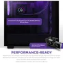 NZXT H7 Flow Black RGB Midi Tower ATX Gaming Gehäuse schwarz mit Glasfenster