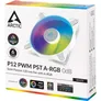 ARCTIC Gehäuselüfter P12 PWM PST A-RGB 0dB weiß, 120 mm, 4-pin