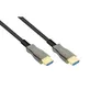 PYTHON AOC Hybrid High-Speed HDMI® 2.0b stahlarmiert 4K @60Hz schwarz 50m