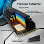 Crucial T700 NVMe SSD 2 TB M.2 2280 PCIe 5.0 mit Kühlkörper