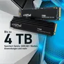 Crucial T700 NVMe SSD 4 TB M.2 2280 PCIe 5.0 mit Kühlkörper