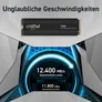 Crucial T700 NVMe SSD 4 TB M.2 2280 PCIe 5.0 mit Kühlkörper