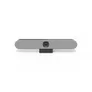 Logitech Rally Bar Huddle Frontabdeckung aus grauweißem Stoff