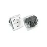 Kabelmeister Einbausteckdose 2-fach m. Schnelllader (20W, PD3.0), USB, weiss