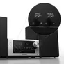 Panasonic SC-PM704EG-S Micro HiFi System mit 80W, CD, Bluetooth, DAB+, silber