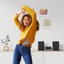 Panasonic SC-PM704EG-S Micro HiFi System mit 80W, CD, Bluetooth, DAB+, silber