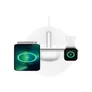 Belkin Boost Charge Pro Drahtloses 3 in 1 Ladeständer mit MagSafe weiß