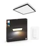 Philips Hue White Ambiance Aurelle Deckenleuchte sw + Dimmschalter • 60x60cm