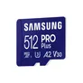 Samsung PRO Plus 512 GB microSDXC-Speicherkarte (180 MB/s, Class U3, V30, A2)