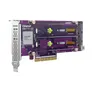 QNAP QM2 Card QM2-2P-384A PCIe 3.0 Erweiterungskarte für zwei M.2 NVMe SSDs