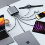 Satechi 200W USB-C 6-Port PD GaN Charger Space Grau