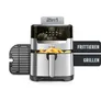 Tefal EY505D15 Easy Fry & Grill Deluxe Heißluft-Fritteuse XL schwarz