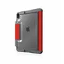 STM Dux Plus Case für Apple iPad 11" (2025) / iPad 10,9" (2022) rot/transparent