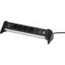 Brennenstuhl Alu-Office-Line Steckdosenleiste 4-fach 1,8m silber/schwarz