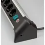 Brennenstuhl Alu-Office-Line Steckdosenleiste 4-fach 1,8m silber/schwarz