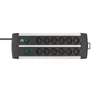 Brennenstuhl Premium-Alu-Line Steckdosenleiste 12-fach 3m silber/schwarz