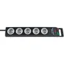 Brennenstuhl Super-Solid Steckdosenleiste 5-fach 2,5m schwarz/grau