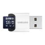 Samsung PRO Ultimate 128 GB microSD-Speicherkarte mit USB-Kartenleser