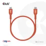 Club 3D USB 2.0 Typ-C Kabel Bidirektional USB-IF 480Mb PD 240W St./St. 4m orange