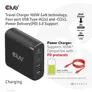 Club 3D Reise Ladegerät PPS 100W GAN, USB Typ-C/Typ-A Power Delivery (PD) 3.0
