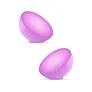 Philips Hue White & Color Ambiance Go tragbare Tischleuchte weiß, 2er Pack