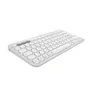 Logitech Pebble Keys 2 K380S Weiß - Minimalistische kabellose Tastatur