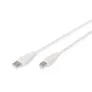 DIGITUS USB 2.0 Anschlusskabel, Typ A - B St/St, 1.8m beige