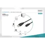 DIGITUS USB 2.0 Anschlusskabel, Typ A - micro B St/St, 1.8m schwarz