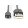 DIGITUS USB 2.0 Anschlusskabel, Typ A - micro B St/St, 1.8m schwarz
