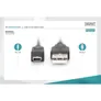 DIGITUS USB 2.0 Anschlusskabel, Typ A - mini B (5pin) St/St, 1.8m schwarz