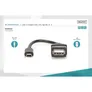 DIGITUS USB 2.0 Adapterkabel, OTG, Typ mini B - A St/Bu, 0,2m schwarz