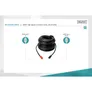DIGITUS HDMI High Speed Anschlusskabel, Typ A, w/ amp. St/St, 10.0m gold/sw
