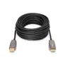 DIGITUS HDMI AOC Hybrid Glasfaser Anschlusskabel, Typ A M/M, 10m