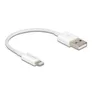 Delock USB Daten- und Ladekabel für iPhone™, iPad™, iPod™ weiß 15 cm