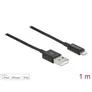 Delock USB Daten- und Ladekabel für iPhone™, iPad™, iPod™ schwarz 1 m