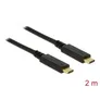 Delock USB 3.1 Gen 1 (5 Gbps) Kabel Type-C zu Type-C 2 m PD 3 A E-Marker