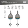 DIGITUS HDMI AOC Hybrid Glasfaser Anschlusskabel, Typ A M/M, 30m
