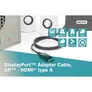 DIGITUS Displayport Adapterkabel, DP - HDMI Typ A St/St, 2.0m